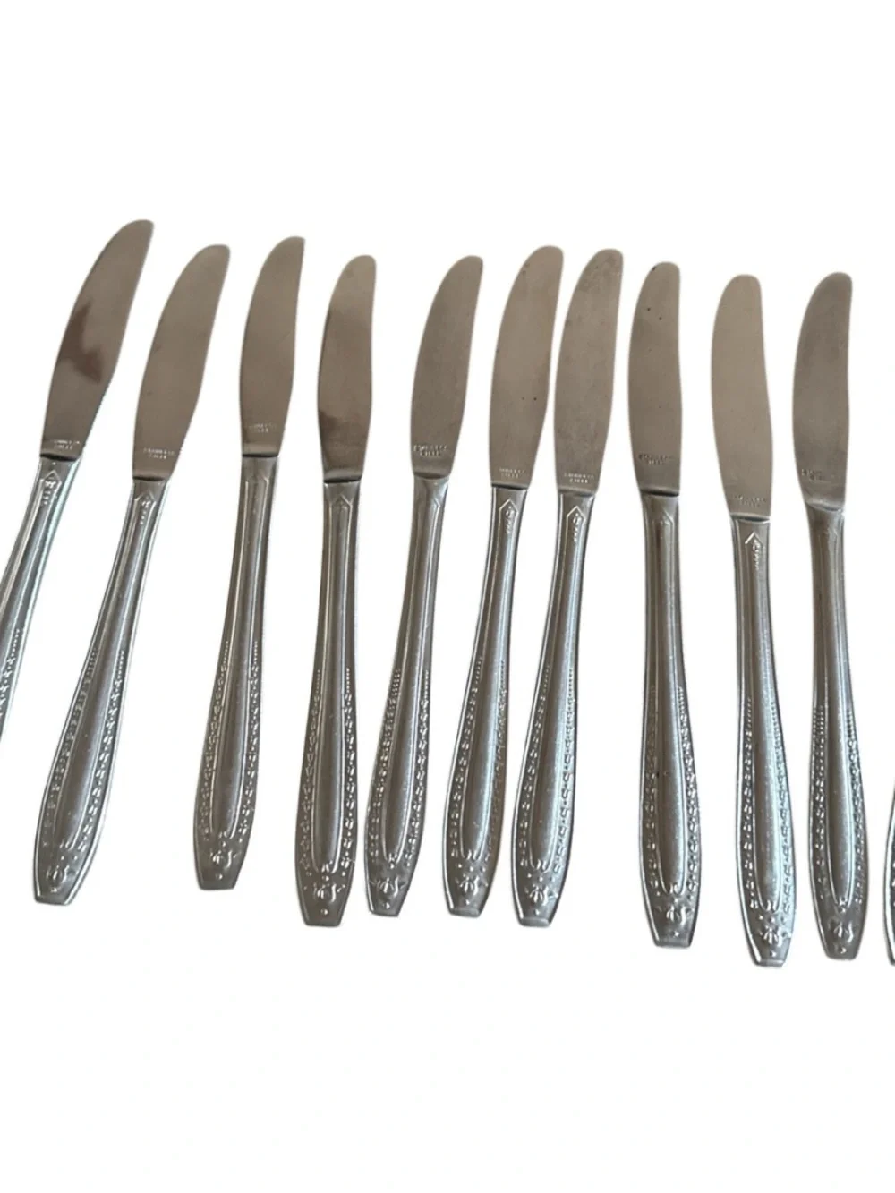 Utica Cut‎ Co Butter Knives Lot of 11 Vintage Japan Stainless Steel